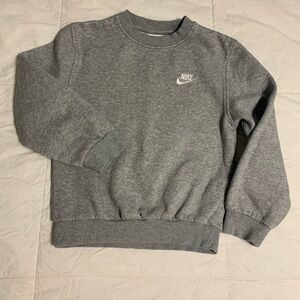 Nike Kid’s Heather Gray Crewneck Sweatshirt
